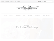 Tablet Screenshot of exclusiveweddingscyprus.com